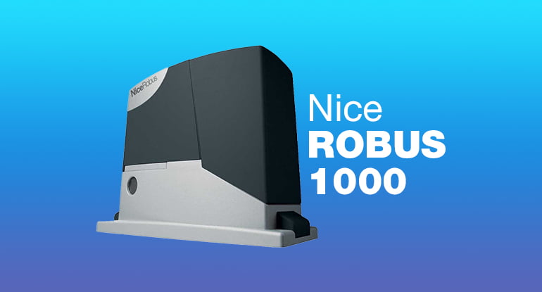 Nice Robus 1000 Yana Kayar Kapı Motoru Teknik Özellikleri