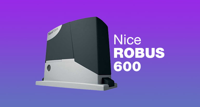 Nice Robus 600 Yana Kayar Kapı Motoru Teknik Özellikleri