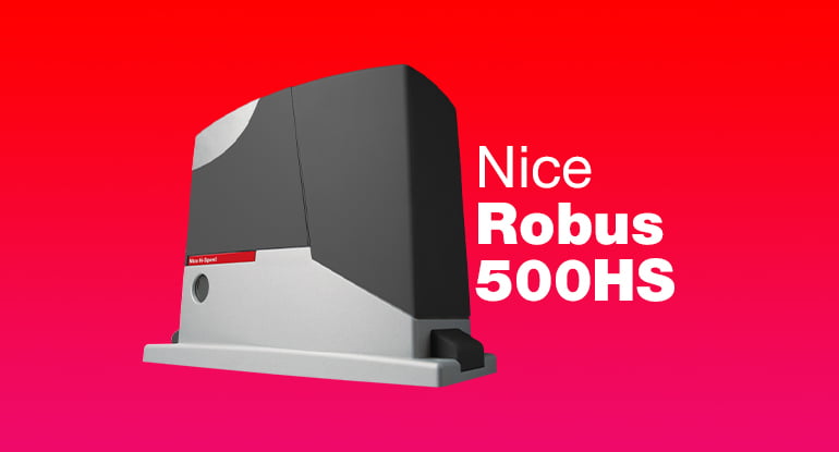 Nice Robus 500HS Yana Kayar Kapı Motoru Teknik Özellikleri