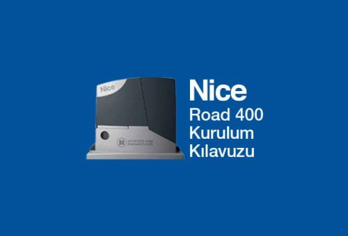Nice Road 400 Otomatik Kapı Motoru Kurulum Kılavuzu PDF