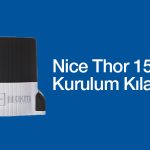Nice Thor 1500 Otomatik Kapı Motoru Kurulum Kılavuzu PDF