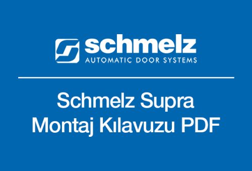 SCHMELZ Supra Montaj Kılavuzu PDF